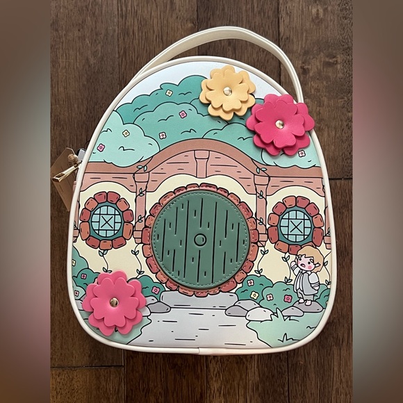 Bioworld Handbags - Bioworld Hobbit House Bag with Floral Accents